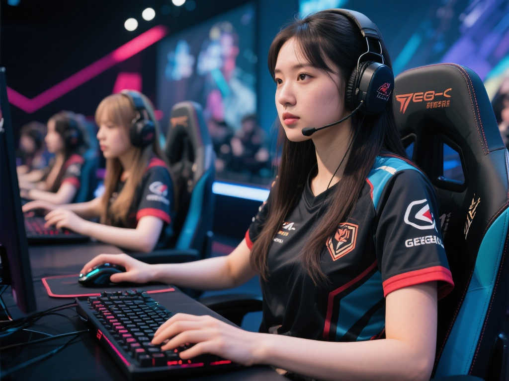 电竞女选手登上职业赛场,打破性别壁垒 电竞女选手登上职业赛场,打破性别壁垒